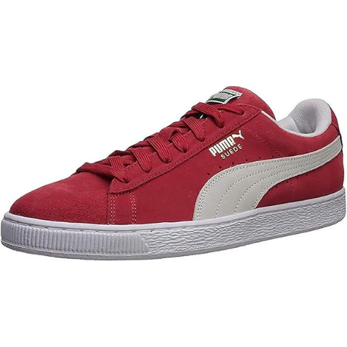 red puma shoes PUMA Men's Suede Classic Plus Sneakers